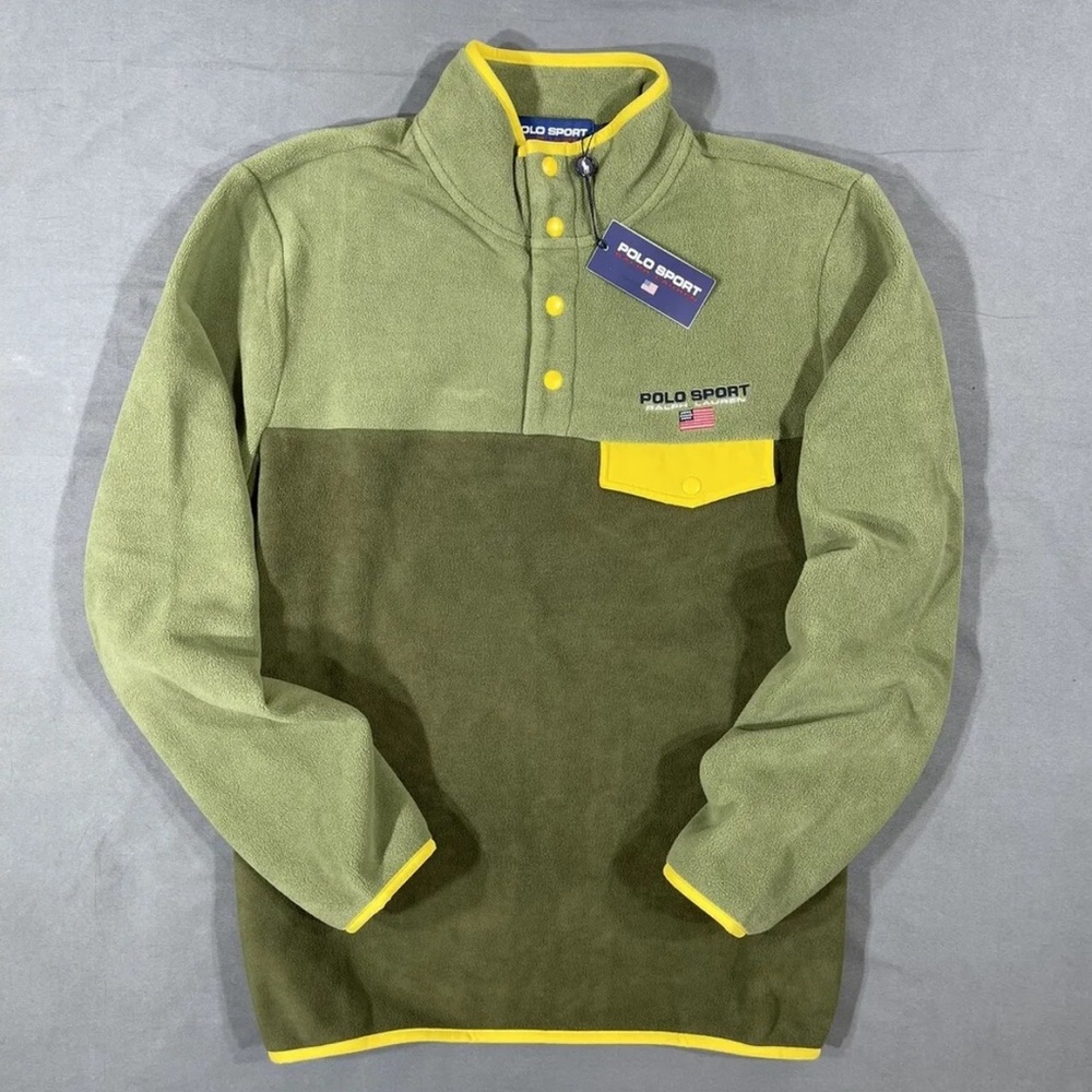 Polo Ralph Lauren Polo Sport Fleece Pullover Sweatshirt Small Medium